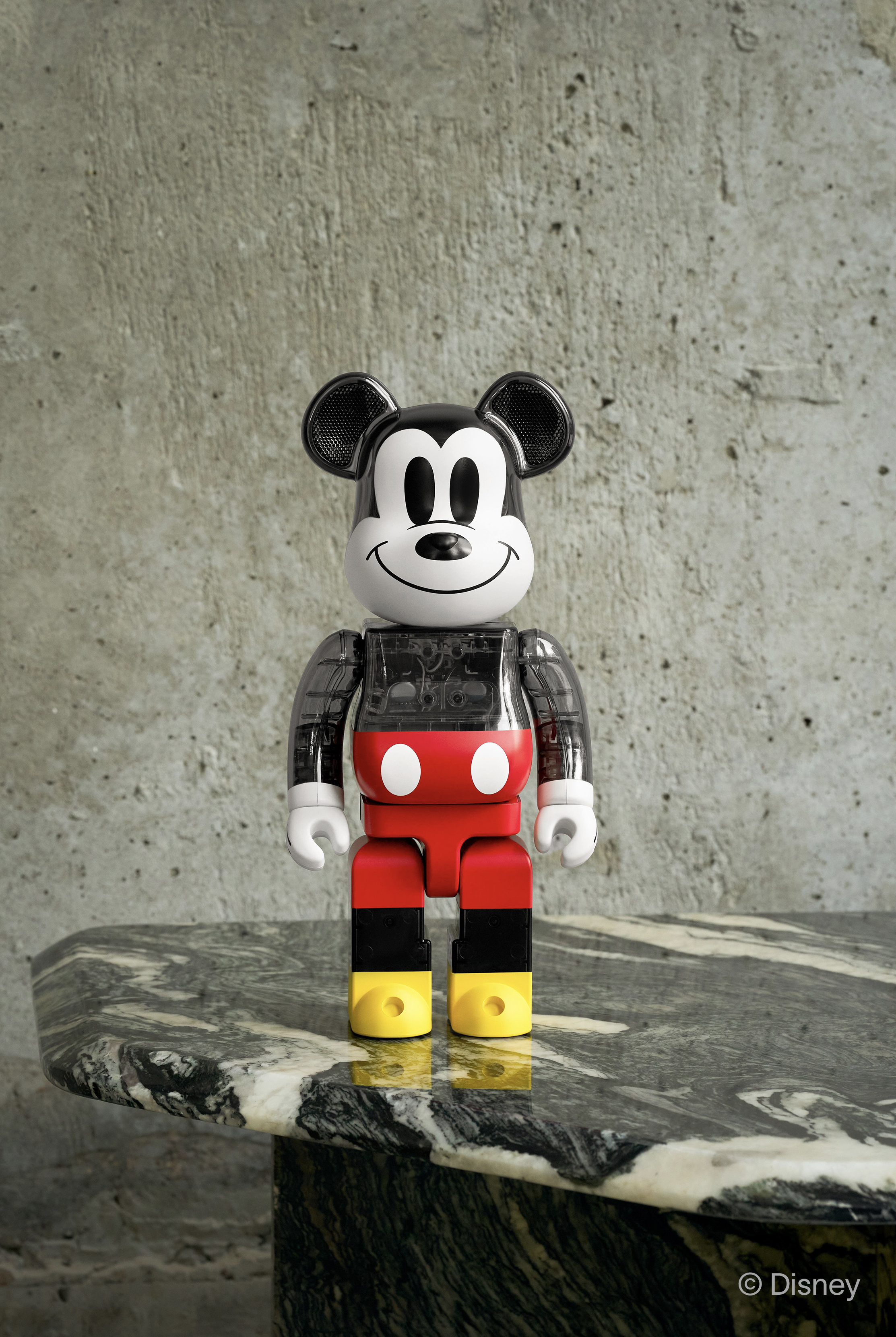 Mickey collaboration close-up of graphics