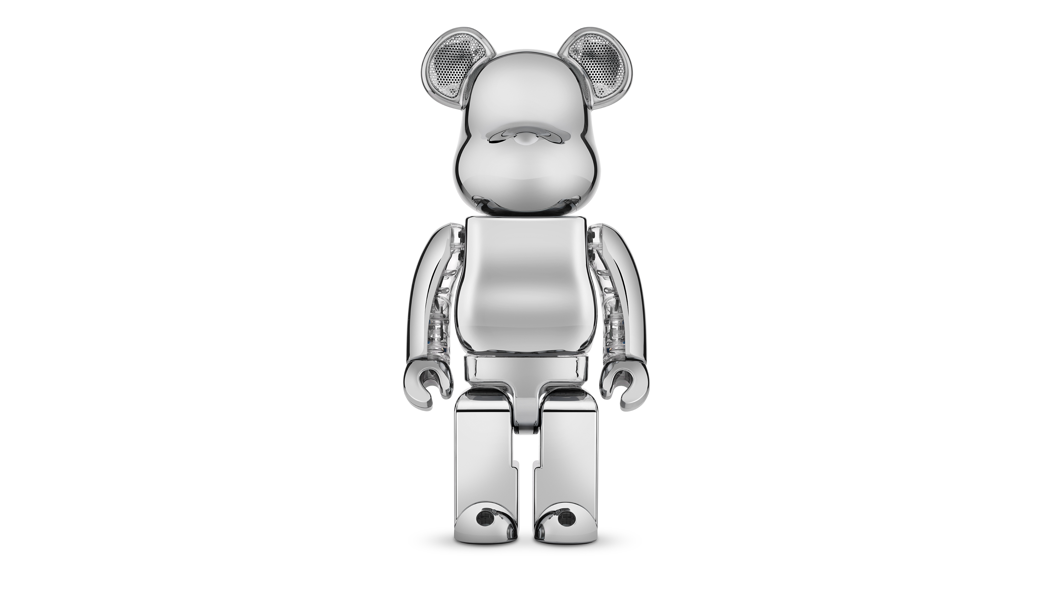 BE@RBRICK AUDIO 400% - Silver Chrome