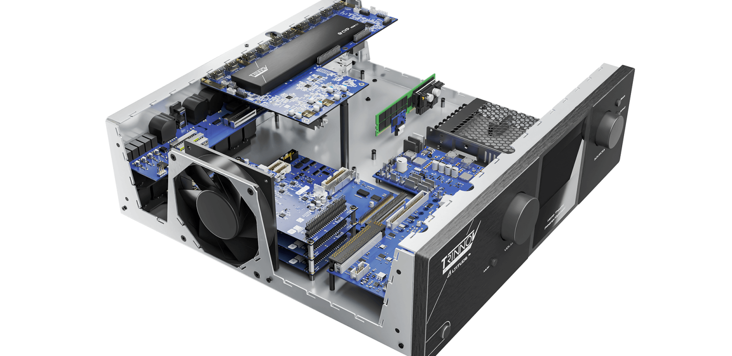 Altitude16 internal layout with cover removed