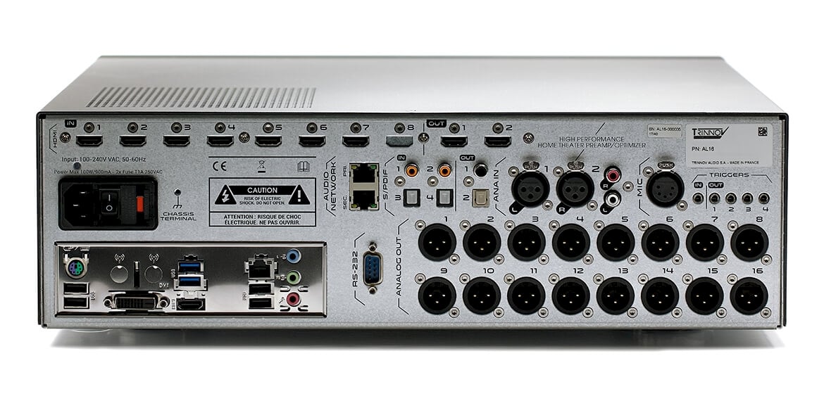 Altitude platform rear connectivity with balanced XLR and digital I/O